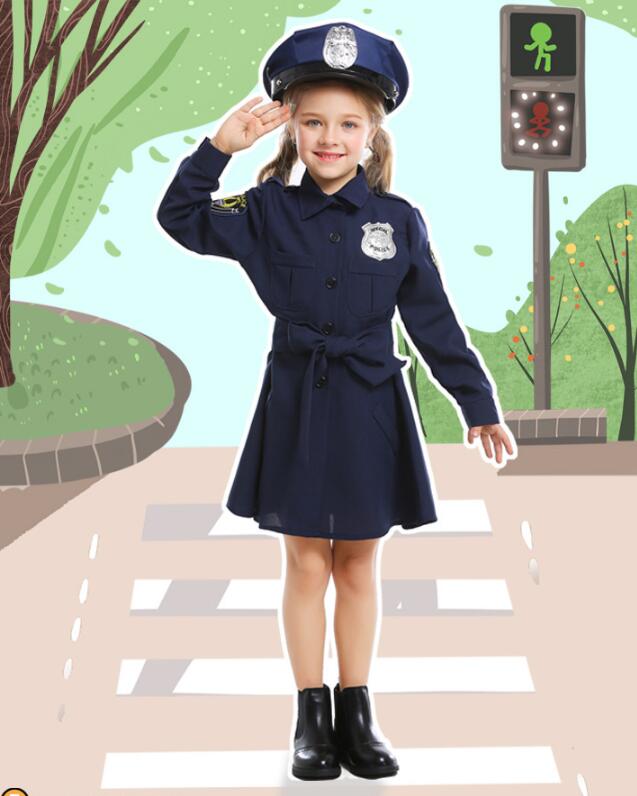 F68159 children police costume